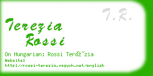 terezia rossi business card